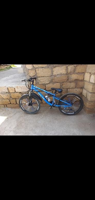 matorlu velesiped: Sport Time uşaq/youth dağ velosipedi masazırdadı. arxa kreli də — 2