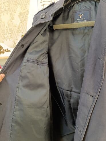 dəri zamşa kişi gödəkçəsi: Palto, M — 4