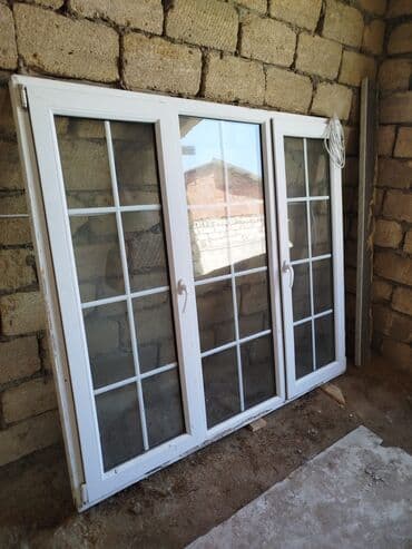пластиковые окна токмок: Yeni İkiqat şüşə paketi Plastik pəncərə, Еni: 1 sm, Uzunluğu: 1 sm, Ödənişli quraşdırma — 16