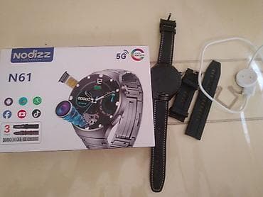 İşlənmiş, Smart saat, Sensor ekran, rəng - Qara