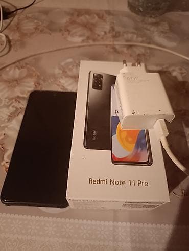 mac pro: Redmi Note 11 Pro, 128 GB, rəng - Qara, İki sim kartlı — 3