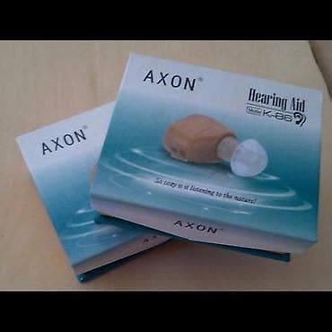 Nitril əlcəklər: AXON K-86 qulaqeşitmə aparatı çatdirilma var ünvana - Qulaqdaxili — 1