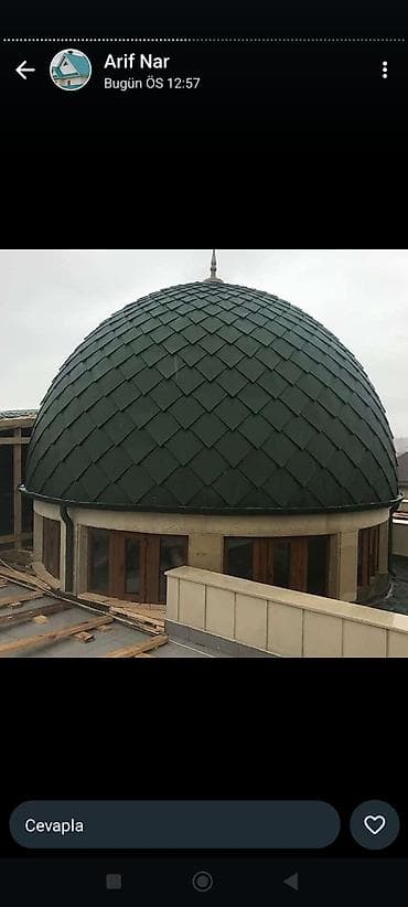 dam ustaları: Peşəkar dam örtüyü ustası xidməti Təklif olunan işlər: - Metal — 9