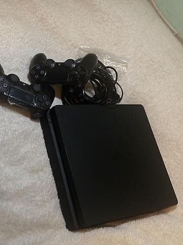 пс 4: PlayStation 4 Slim oyun konsolu paketi - Model: PS4 Slim (qara rəng) — 3