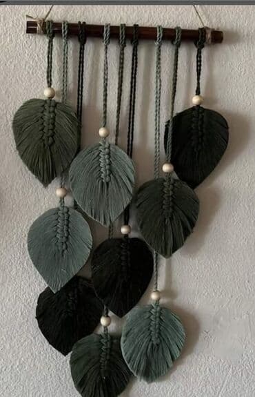 Fiqurlar: Dekor pano makrame — 1