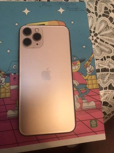 ipad mini 5 qiymetleri: IPhone 11 Pro, Qızılı, Simsiz şarj — 1