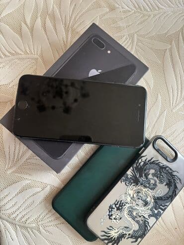 8 plus: IPhone 8 Plus, 256 GB, Qara, Barmaq izi — 4