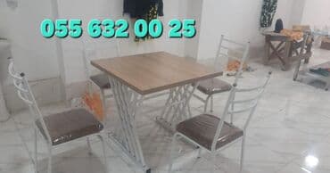 metbex stolari: Yeni, Açılmayan, Kvadrat masa — 6