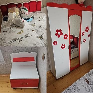 *Qız uşağ Yatağ Mebeli 250 Azn Satılır* matraslar daxildi bazasızdı