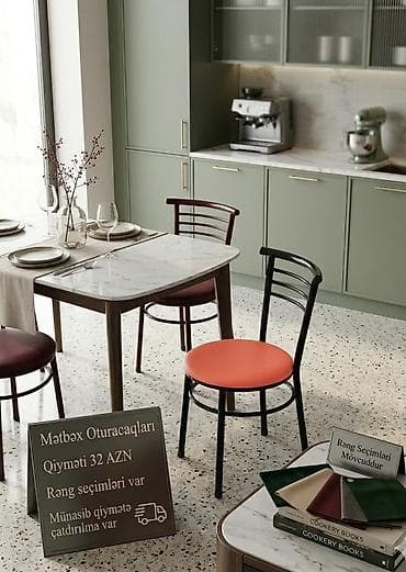 modern metbex mebelleri: Mətbəx üçün, Yeni, Qatlanan, Kvadrat masa — 5