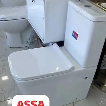 Quru inşaat materialları: Unitaz. Unitazlar. Yeni model . Divara tam sıfır. Soft qapaq — 3