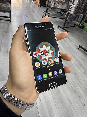 samsung j3 2016 ekran: Samsung Galaxy A3 2016, rəng - Qızılı, İki sim kartlı — 2