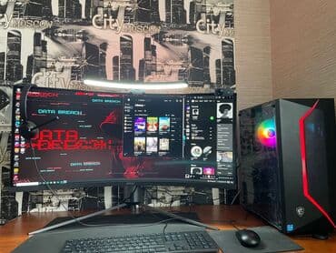 masaüstü kampüter: Core i7 12700 32Ram ddr4 750watt gold psu 34inch msi gaming 180hz 2k — 1