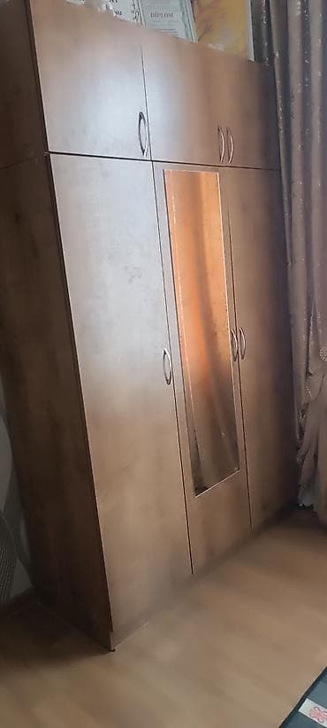 alcipan topdan satis: Mebel: Geyim şkafı - Material: ağac teksturalı laminat/LDSP - Rəng — 5