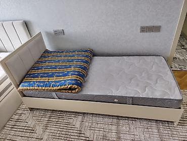 İşlənmiş, Təknəfərlik çarpayı, Bazasız, Matras ilə, Siyirməsiz