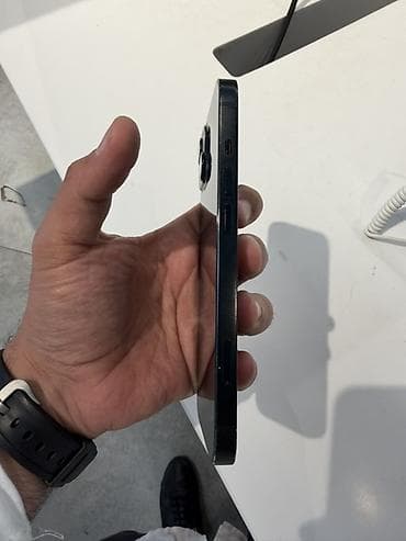iphone 12 bakida: 13 128 gb MIDNIGHT orginal karobka ve kabel verilecek, telefon — 3