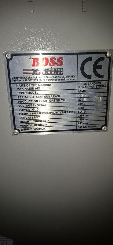 Boss makina kompakt 2 metr toz sovuranda var — 3