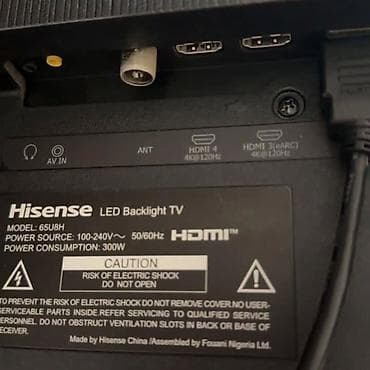 masin satisi kreditle: Televizor Hisense LED ekran 65" 4K (3840x2160) — 3