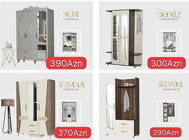 390 Azndan başlayan dolablar Fabrik istehsalı mebellərin topdan