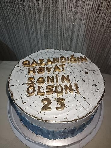 30 reqemli tortlar: Xüsusi dizayn tortlar – fərdi yazılar və bəzəklərlə - Fərdi mətn: Ad — 4