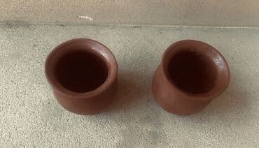Termoqablar: Fincanlar, rəng - Qəhvəyi, Keramika, 2 ədədli dəst — 1