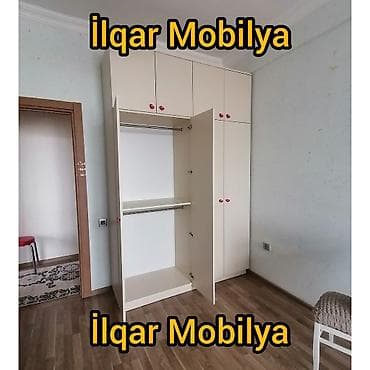 plasmas qab: Düz dolab, Yataq otağı üçün, Paltar üçün, Açılan, Quraşdırıla bilən, 4 qapılı — 6