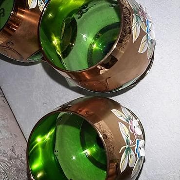 bogema qab: Stəkanlar, rəng - Yaşıl — 2