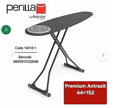 Ütüləmə lövhələri: Perilla ütü masası – Premium Antrasit🇹🇷 - Model kodu: 14013-1 - — 1