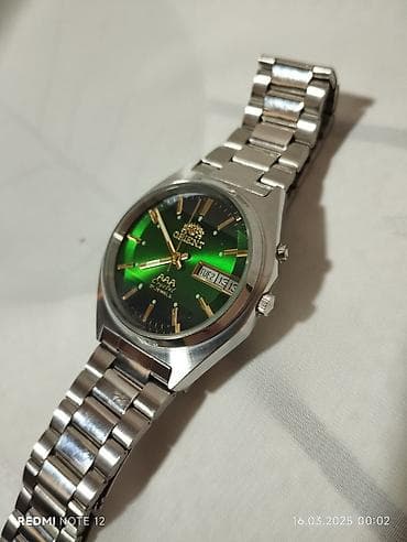 original saatlar: Yeni, Qol saatı, Orient, rəng - Yaşıl — 1