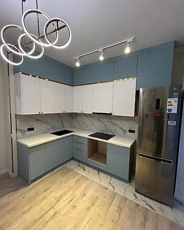 Кухонный гарнитур на заказ, Самозакрывающие петли, МДФ, Нет кредита, Доставка в районы, Бесплатная доставка — 2