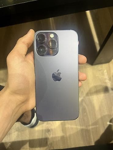 IPhone 14 Pro, 512 GB, Deep Purple, Zəmanət, Kredit, Barmaq izi