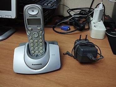 panasonic ev telefonu: Stasionar telefon Panasonic, Simsiz, İşlənmiş, Ödənişli çatdırılma — 1