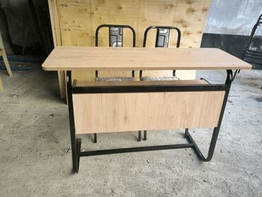 письменный стол с полками: Kompüter masası, Yeni, Açılmayan, Taxta, Dördbucaq masa — 4