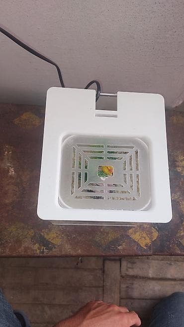 ağ siçan: Kompakt akvarium seti – dekorativ miniatür balıq evi - Rəng: ağ — 3