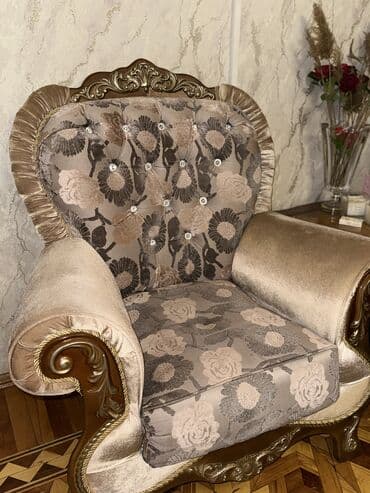 Ремонт и строительство: Для гостиной, Новый, Нескладной, цвет - Бежевый Стул — 3