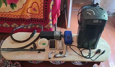 akvarium filterleri: Akvaryum komplekti - Şüşə akvaryum: düzbucaqlı forma, qara üst və alt — 3