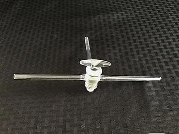 pipet: Sovet istehsalı 3-yollu T-formalı kran ştopor - Material: şəffaf — 1