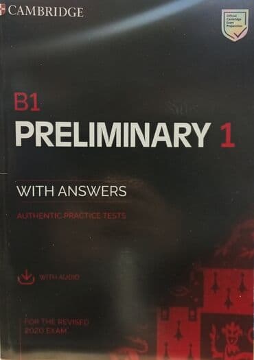 B1 PRELIMINARY 1 SALAM ŞƏKİLDƏ GÖRDÜYÜNÜZ KİTABI ƏLDƏ ETMƏK ÜÇÜN