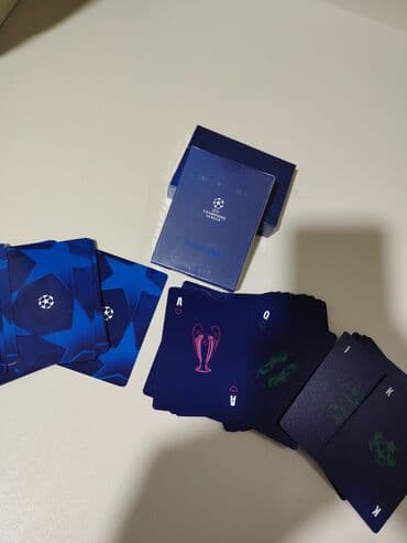 Maskalar, eynəklər: Tam Orginal "Champions League Playing Cards"Kartları SATILIR.YALNIZ — 2