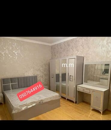 стол металлический: Двуспальная кровать, Шкаф, Трюмо, 2 тумбы, Азербайджан, Новый — 10