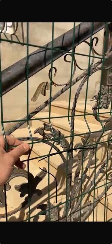 Qapılar və aksessuarlar: Məhsul: Seksiyalı panel hasar toru 2.50x200 Təsvir: - Yaşıl rəngli — 3