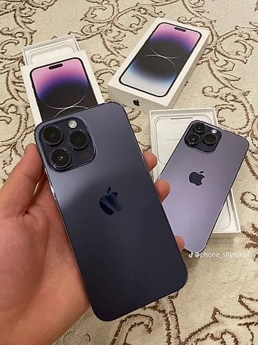 iphone 15 pro ekran: IPhone 14 Pro, 256 GB, Deep Purple, Face ID — 3