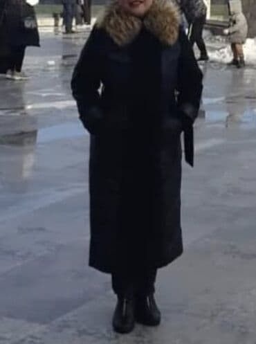 Palto, XL, rəng - Qara