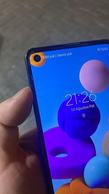samsung 2011: Samsung Galaxy A21S, 32 GB, rəng - Qara — 2