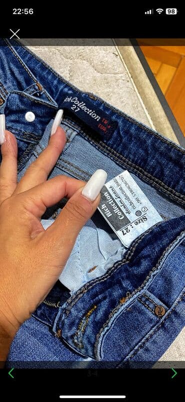 cins pencekler: Cins şalvar, A-Dress, M — 4