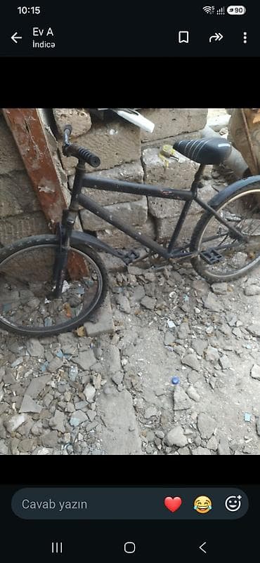 İşlənmiş Şəhər velosipedi 26", sürətlərin sayı: 1, Ünvandan götürmə — 3