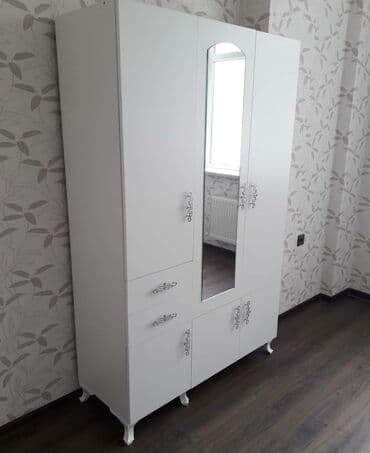 laminat qiyməti: Yeni, Açılan, 3 qapılı Düz dolab, Dolab-asılqan, Azərbaycan — 9