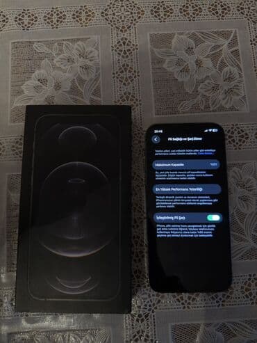 повер банк: IPhone 12 Pro, 256 ГБ, Графит, Face ID — 3