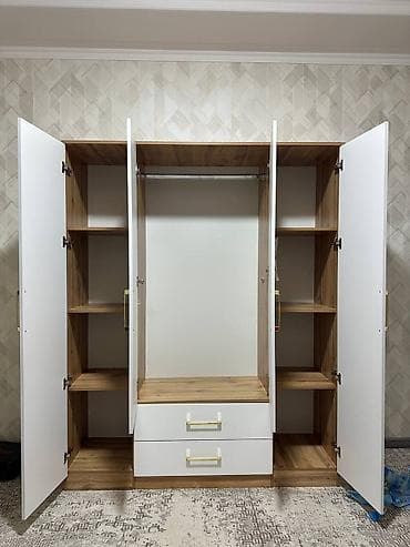 dolabları: Yeni, 4 qapılı, Kredit, Açılan, Düz dolab — 3