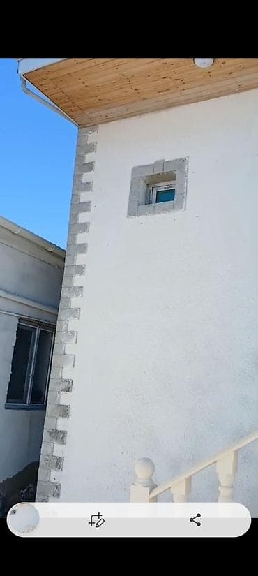 ev tavan modelleri: 2 mərtəbəli həyət evi - Dəmir giriş qapısı və geniş darvaza - — 3